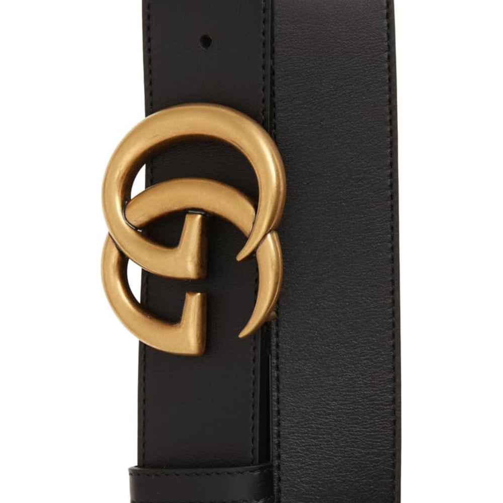 Authentic Double G logo Gucci belt